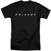 Friends Logo Men's 18/1 Tall Cotton Short-Sleeve T-Shirt